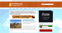 Desktop Screenshot of amatriciana.org